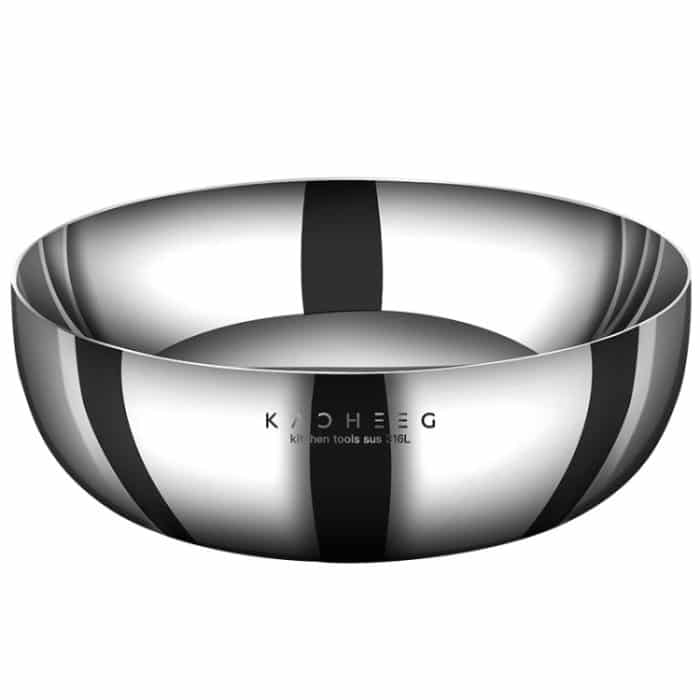 TBD0603490301.jpg Kacheeg 316 Edelstahlbecken, Lebensmittelqualität, verdicktes Küchenknetbecken, Größe:, 24cm, 26cm, 28cm, 30cm, 32cm – Bild 1