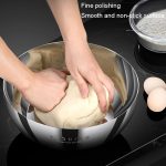 Kacheeg 316 Edelstahlbecken, Lebensmittelqualität, verdicktes Küchenknetbecken, Größe:, 24cm, 26cm, 28cm, 30cm, 32cm – Bild 6