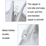 Für Dyson Haartrockner Aufbewahrungspaket Haarrollen-Schutzhülle, Black, Gray, Pink, Silver, Emerald Green, Shiny Stone Black, Color White – Bild 4