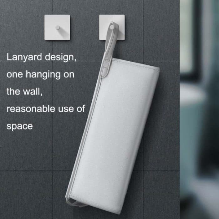 Für Dyson Haartrockner Aufbewahrungspaket Haarrollen-Schutzhülle, Black, Gray, Pink, Silver, Emerald Green, Shiny Stone Black, Color White – Bild 7