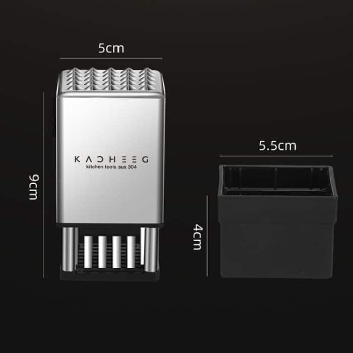 Kacheeg Steakklopfer aus Edelstahl, doppelseitiger Meat Looper, Stil:, Double-sided Meat Looper – Bild 2