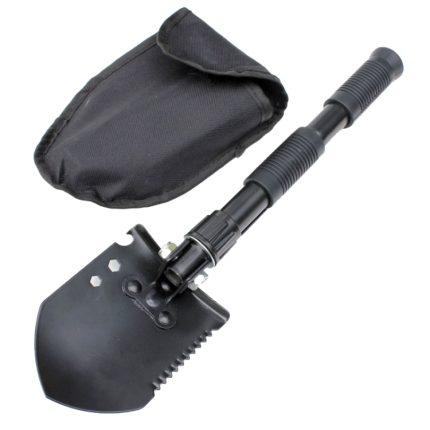 Multifunktionale verdickte Doppelgriffschaufel Outdoor Camping Klappschaufel, Multifunctional (Black), Multifunctional (Green)