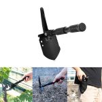 Multifunktionale verdickte Doppelgriffschaufel Outdoor Camping Klappschaufel, Multifunctional (Black), Multifunctional (Green) – Bild 3