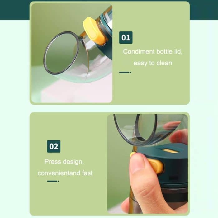 Gewürzglas mit quantitativer Salzkontrolle für die Küche zu Hause, 1pcs Blue, 1pcs Orange, 2pcs Blue With Base, 2pcs Orange With Base, 3pcs Blue With Base, 3pcs Orange With Base – Bild 2