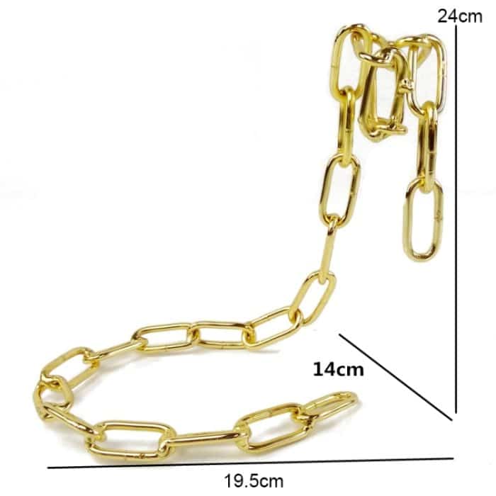 TYJJ-023 Multifunktionale dreidimensionale Kette Weinflaschenregal Haushalt dekorative Ornamente, Chain (Gold), Chain (Silver), Chain (Bronze) – Bild 2