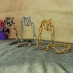 TYJJ-023 Multifunktionale dreidimensionale Kette Weinflaschenregal Haushalt dekorative Ornamente, Chain (Gold), Chain (Silver), Chain (Bronze) – Bild 5