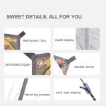 Wasserdichte Zeltplane, quadratisches Vordach, Polyester-Sonnenschutz-Bodenmatte, 3X3m, 3X4m, 3X5m – Bild 4