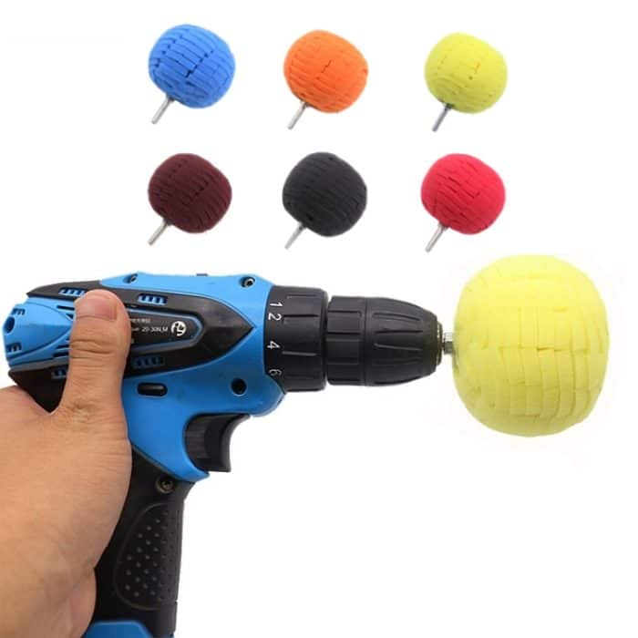 2 Stück Auto-Radfelgen-Schwamm-Polierball für kleine Flächen, 2 in 1 – Bild 3