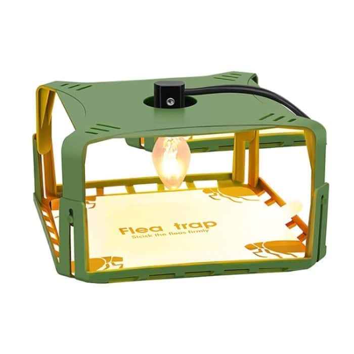 SK121 Quadratische Fliegenfalle Flohfalle Haustier Haushalt Flohlichtfänger, 1pcs, 2pcs – Bild 1