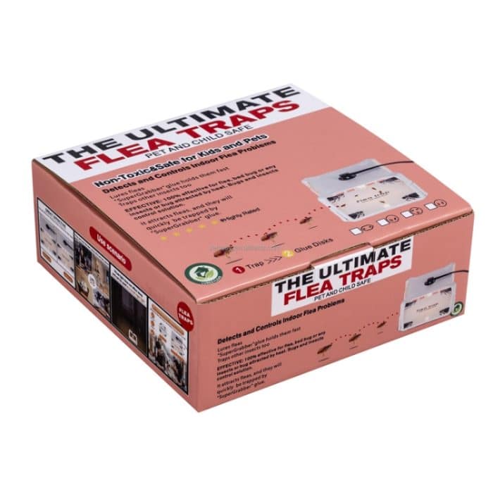 SK121 Quadratische Fliegenfalle Flohfalle Haustier Haushalt Flohlichtfänger, 1pcs, 2pcs – Bild 8