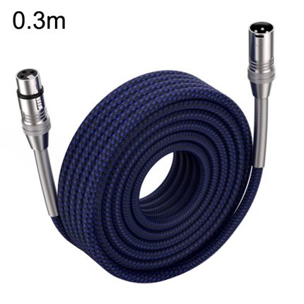 LHD010 Caron Stecker auf Buchse XLR Dual Card Mikrofonkabel Audiokabel, 0.3m, 0.5m, 1m, 1.8m, 2m, 3m, 5m, 8m, 10m, 12m