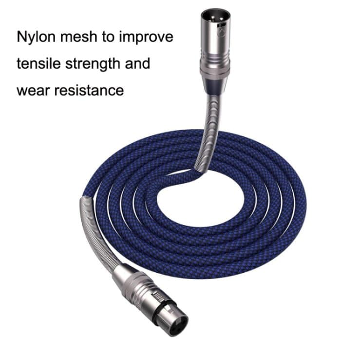 LHD010 Caron Stecker auf Buchse XLR Dual Card Mikrofonkabel Audiokabel, 0.3m, 0.5m, 1m, 1.8m, 2m, 3m, 5m, 8m, 10m, 12m – Bild 2