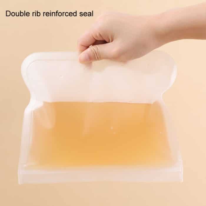 10 Stück EVA-Kühlschrank, wiederverwendbare Lebensmittel, luftdicht, Aufbewahrungsbeutel, Größe:, Small, Medium, Large, Extra Large – Bild 5