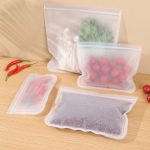 10 Stück EVA-Kühlschrank, wiederverwendbare Lebensmittel, luftdicht, Aufbewahrungsbeutel, Größe:, Small, Medium, Large, Extra Large – Bild 6