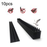 10 Stück SK419 Power Equipment Line Anti-Vogel Dorn Dach Traufe Antrieb Vogelzaun Anti-Diebstahl Elektro Vogel Dorn, 10pcs Black
