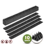 10 Stück SK419 Power Equipment Line Anti-Vogel Dorn Dach Traufe Antrieb Vogelzaun Anti-Diebstahl Elektro Vogel Dorn, 10pcs Black – Bild 5