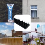 10 Stück SK419 Power Equipment Line Anti-Vogel Dorn Dach Traufe Antrieb Vogelzaun Anti-Diebstahl Elektro Vogel Dorn, 10pcs Black – Bild 6