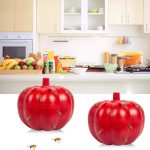 SK116 2 Stück kleine Kürbis-Fruchtfliegenfallen, fliegender Wurmfänger, (Red)