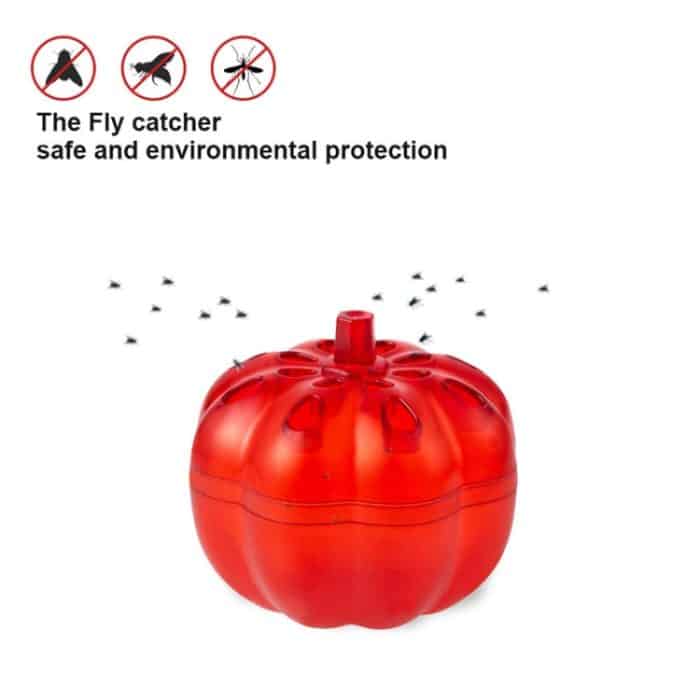 SK116 2 Stück kleine Kürbis-Fruchtfliegenfallen, fliegender Wurmfänger, (Red) – Bild 2