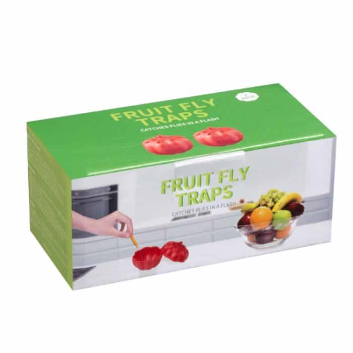 SK116 2 Stück kleine Kürbis-Fruchtfliegenfallen, fliegender Wurmfänger, (Red) – Bild 5