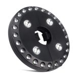 24+4 LEDs Schirmleuchte Balkon Notfall Zeltleuchte Campingleuchte für 2,5–3,5 cm Stange, Umbrella Light – Bild 2