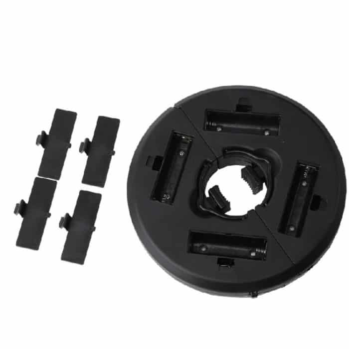 24+4 LEDs Schirmleuchte Balkon Notfall Zeltleuchte Campingleuchte für 2,5–3,5 cm Stange, Umbrella Light – Bild 4