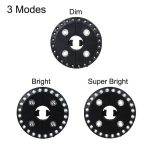 24+4 LEDs Schirmleuchte Balkon Notfall Zeltleuchte Campingleuchte für 2,5–3,5 cm Stange, Umbrella Light – Bild 5