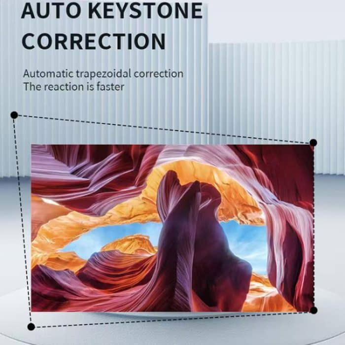 T269 Pro 1280x720P Smart-Projektor WiFi 6 4K Android 11 System Heimkino, EU Plug, US Plug, UK Plug, AU Plug – Bild 3