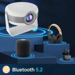 T269 Pro 1280x720P Smart-Projektor WiFi 6 4K Android 11 System Heimkino, EU Plug, US Plug, UK Plug, AU Plug – Bild 6