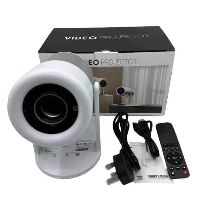 J1 1280 X 720P Projektor WiFi 6 Android 11 System unterstützt Spiegelbildschirm, EU Plug, US Plug, UK Plug, AU Plug – Bild 9