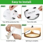 SK111 Haustier-Haushalts-Flohlampe, klebriger Flohfänger, Flohfanggerät, 2pcs US Plug, 2pcs EU Plug, 2pcs UK Plug, 2pcs AU Plug – Bild 7