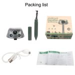 SK031 Vierseitiger Solar-Tiervertreiber, Vogelvertreiber, Ultraschall-Rattenvertreiber, Rat Repeller – Bild 5