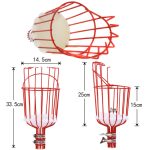 Luft-Obstpflücker aus Edelstahl, Obstpflücker, With Rod 4 Sections 1.6m, With Rod 6 Sections 2.4m, With Rod 9 Sections 3.6m, With Rod 10 Sections 4m – Bild 3