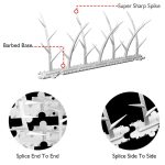 Anti-Vogel-Dorn aus Kunststoff, Diebstahlschutz, Anti-Katzen-Dorn, elektrischer Ast-Vogelabwehr-Dorn, 6pcs – Bild 3