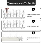 Anti-Vogel-Dorn aus Kunststoff, Diebstahlschutz, Anti-Katzen-Dorn, elektrischer Ast-Vogelabwehr-Dorn, 6pcs – Bild 9