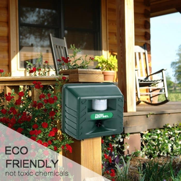 SK131 Garten-Außen-Ultraschall-Rattenvertreiber, Schlangenvertreiber, Nutztier-Fahrgerät – Bild 6