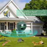 SK131 Garten-Außen-Ultraschall-Rattenvertreiber, Schlangenvertreiber, Nutztier-Fahrgerät – Bild 7