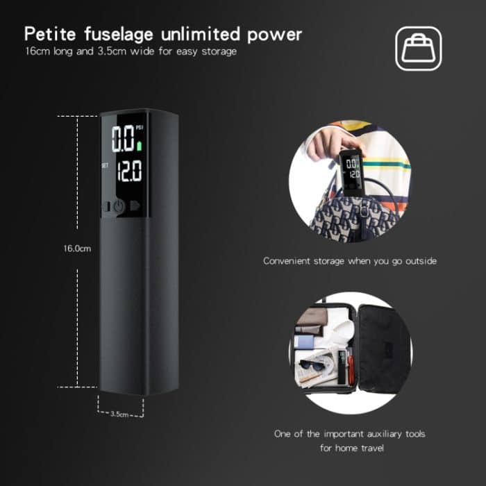 AP-04 Drahtlose elektrische Luftpumpe mit LCD-Display für Fußball-Basketball – Bild 3