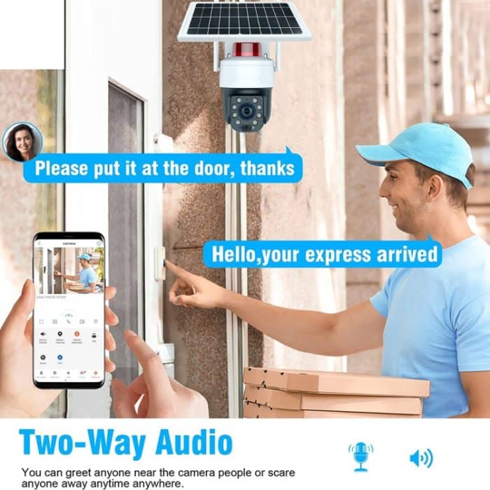 RH-Q10 Graffiti 5MP Wifi Wireless Solarkamera 30X Optischer Zoom Auto Tracking Patrouille IP66 Wasserdicht – Bild 7