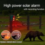 N911N Solaralarm Infrarotsensor Ton und Licht Explosion Warnlicht Tiervertreiber, N911N – Bild 8