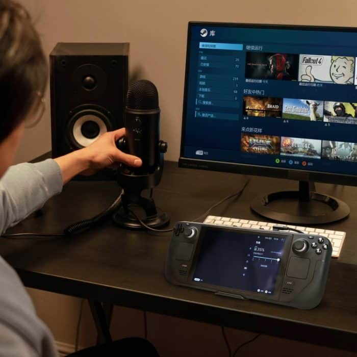 Hifylux ST-BF27 Für Steam Deck Spielkonsole Lade Treasure Base Mobile Power Desktop Halterung, Charging Treasure Base – Bild 8