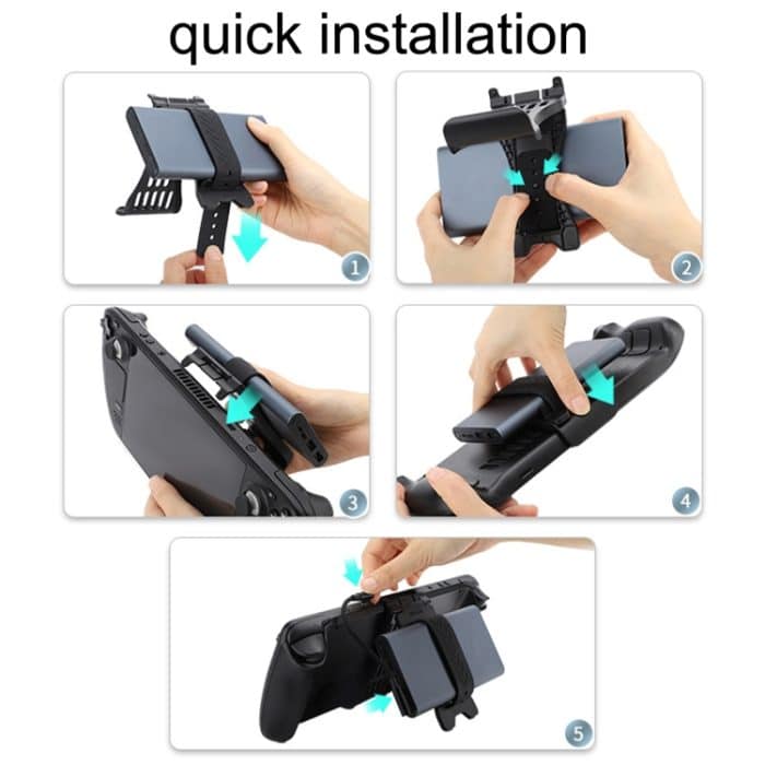 Hifylux ST-BF27 Für Steam Deck Spielkonsole Lade Treasure Base Mobile Power Desktop Halterung, Charging Treasure Base – Bild 9