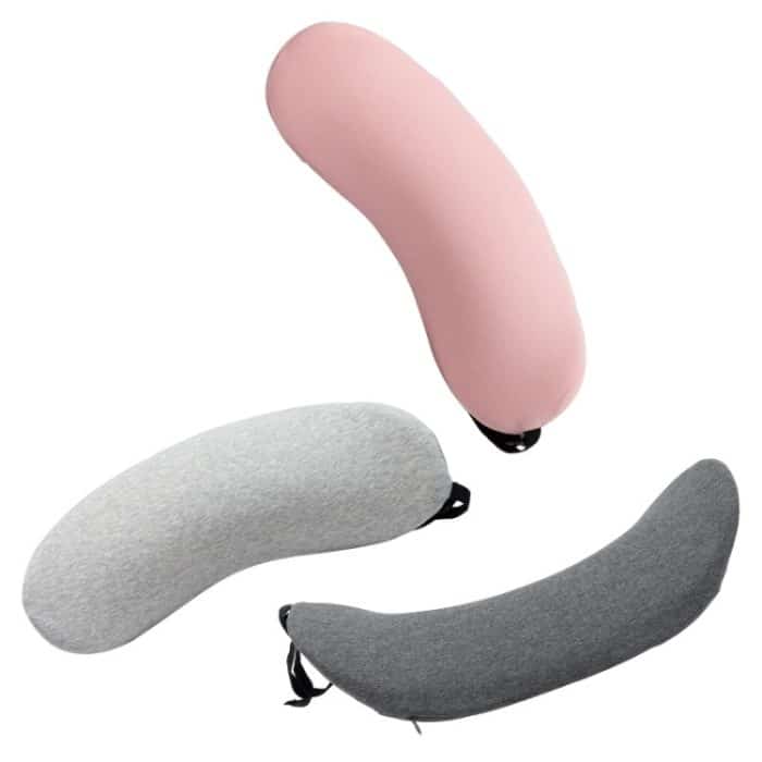 Lendenkissen aus Memory-Baumwolle, Schlaf-Taillenstütze, Lendenkissen, schwangeres Beckenkissen, Light Grey, Dark Gray, Pink – Bild 2