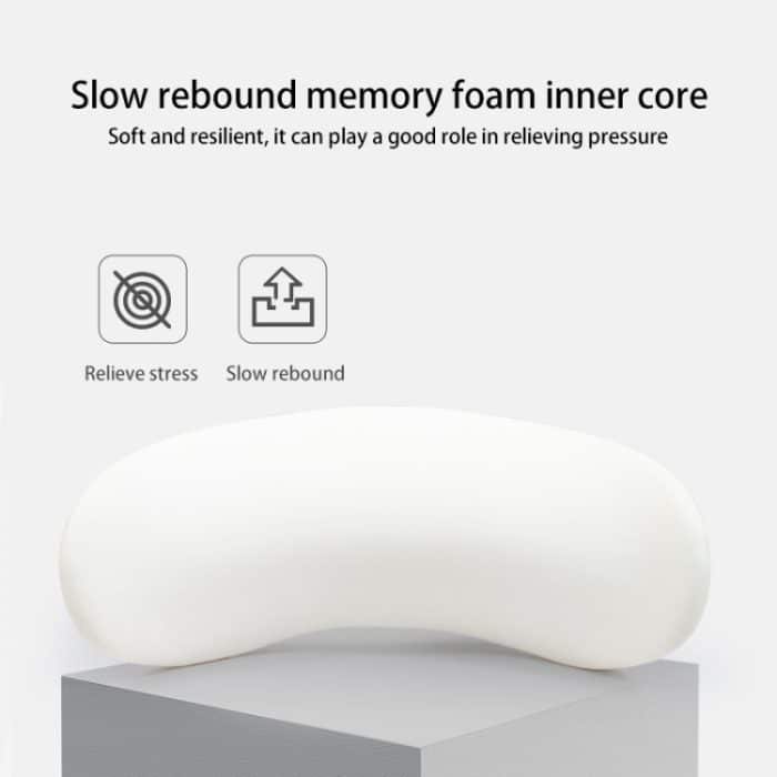 Lendenkissen aus Memory-Baumwolle, Schlaf-Taillenstütze, Lendenkissen, schwangeres Beckenkissen, Light Grey, Dark Gray, Pink – Bild 4