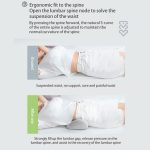 Lendenkissen aus Memory-Baumwolle, Schlaf-Taillenstütze, Lendenkissen, schwangeres Beckenkissen, Light Grey, Dark Gray, Pink – Bild 7