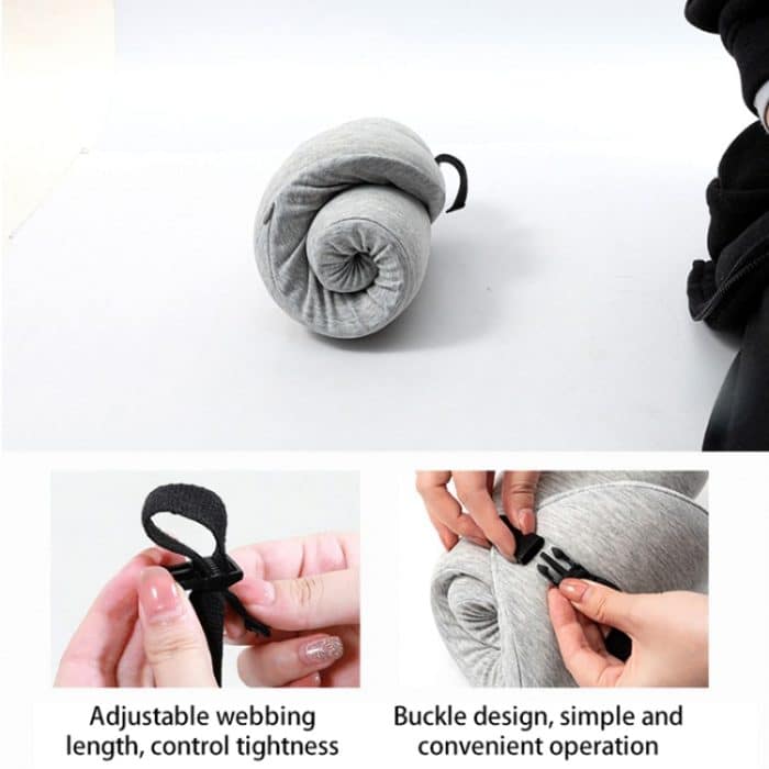 Lendenkissen aus Memory-Baumwolle, Schlaf-Taillenstütze, Lendenkissen, schwangeres Beckenkissen, Light Grey, Dark Gray, Pink – Bild 9