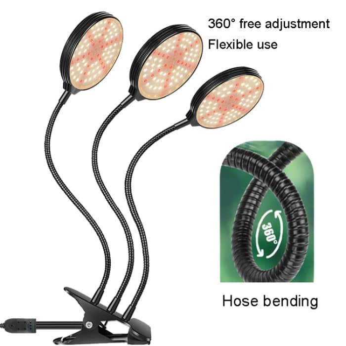 LED-Pflanzenwachstumslicht, USB-Fernbedienung, Timing-Fülllicht, One Head, Two Heads, Three Heads, Four Heads – Bild 7