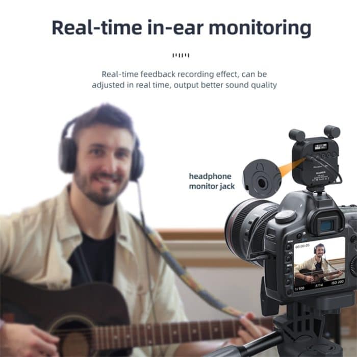 KIT-15LM Stativ-Fülllicht mit Mikrofon-Vlogging-Kit für Live-Telefonaufnahmen, V13 Tripod Set – Bild 7