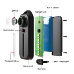 Fahrradrücklicht Typ C wiederaufladbares Außenwarnlicht mit Stiftclip, W677 – Bild 5