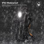 Fahrradrücklicht Typ C wiederaufladbares Außenwarnlicht mit Stiftclip, W677 – Bild 7